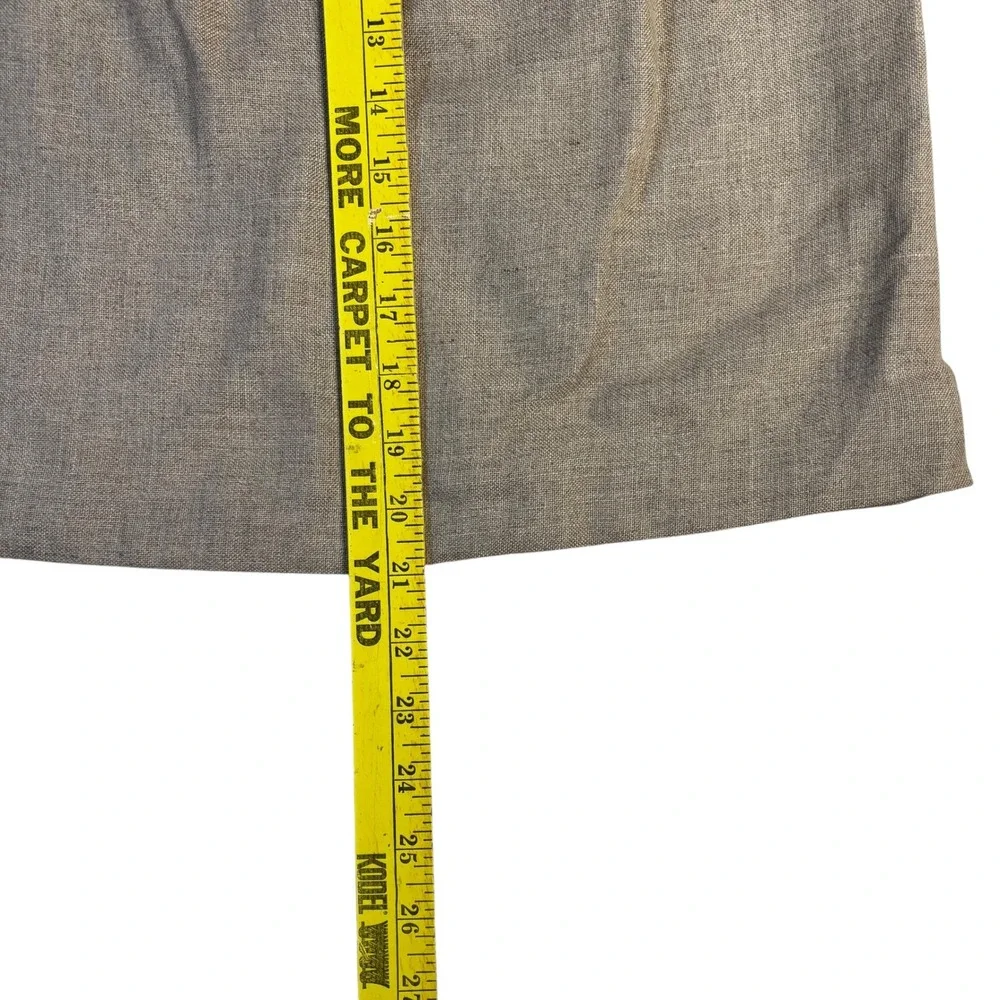 Style&co Collection Petite‎ Tan 100% Linen Pencil Skirt Size 8P Lined Bulgaria